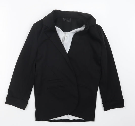 INBDUE Womens Black   Jacket  Size 8