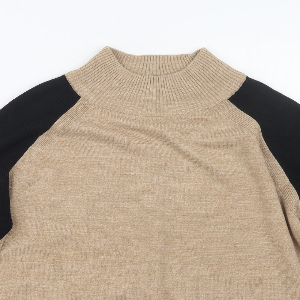 Marks and Spencer Womens Beige  Knit Pullover Jumper Size M