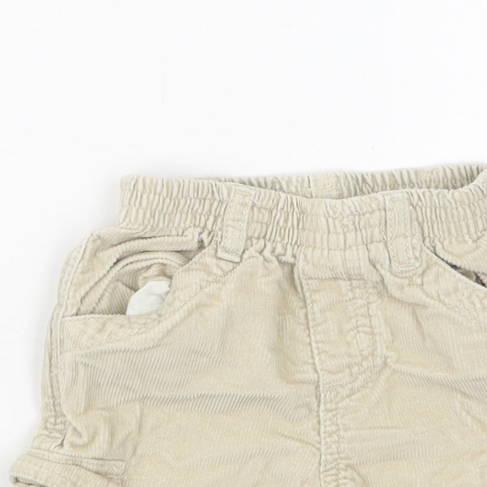 Adams Kids Boys Beige   Cargo Trousers Size 3-6 Months