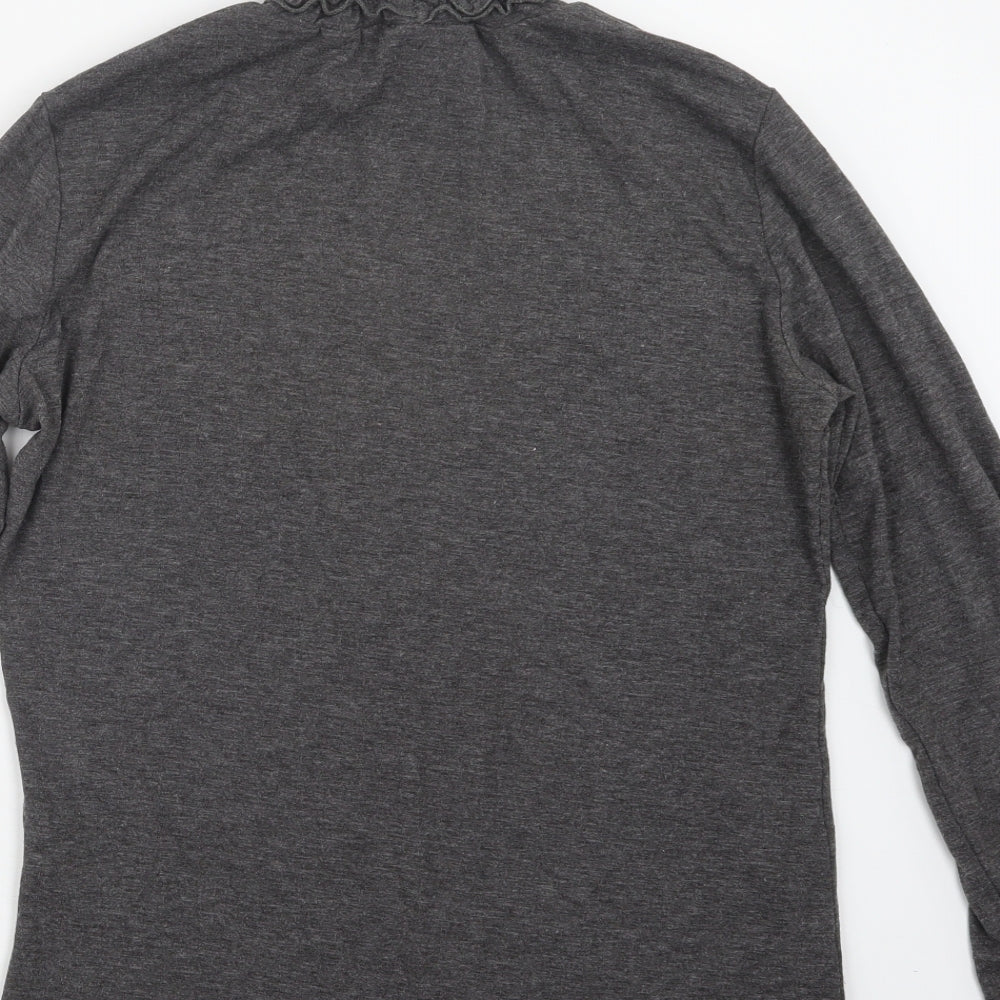 Preworn Womens Grey  Knit Pullover Jumper Size 10
