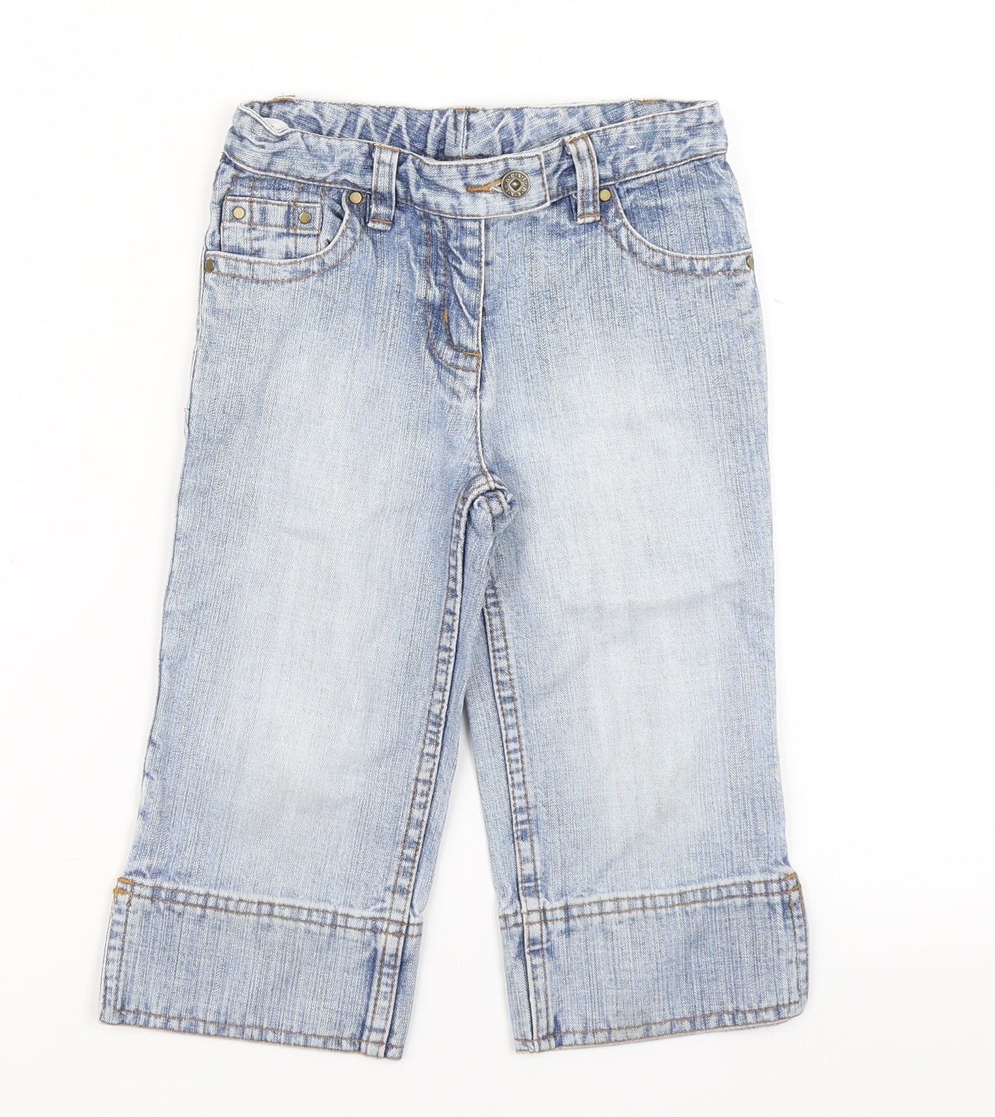 Nect Girls Blue  Denim Straight Jeans Size 5 Years