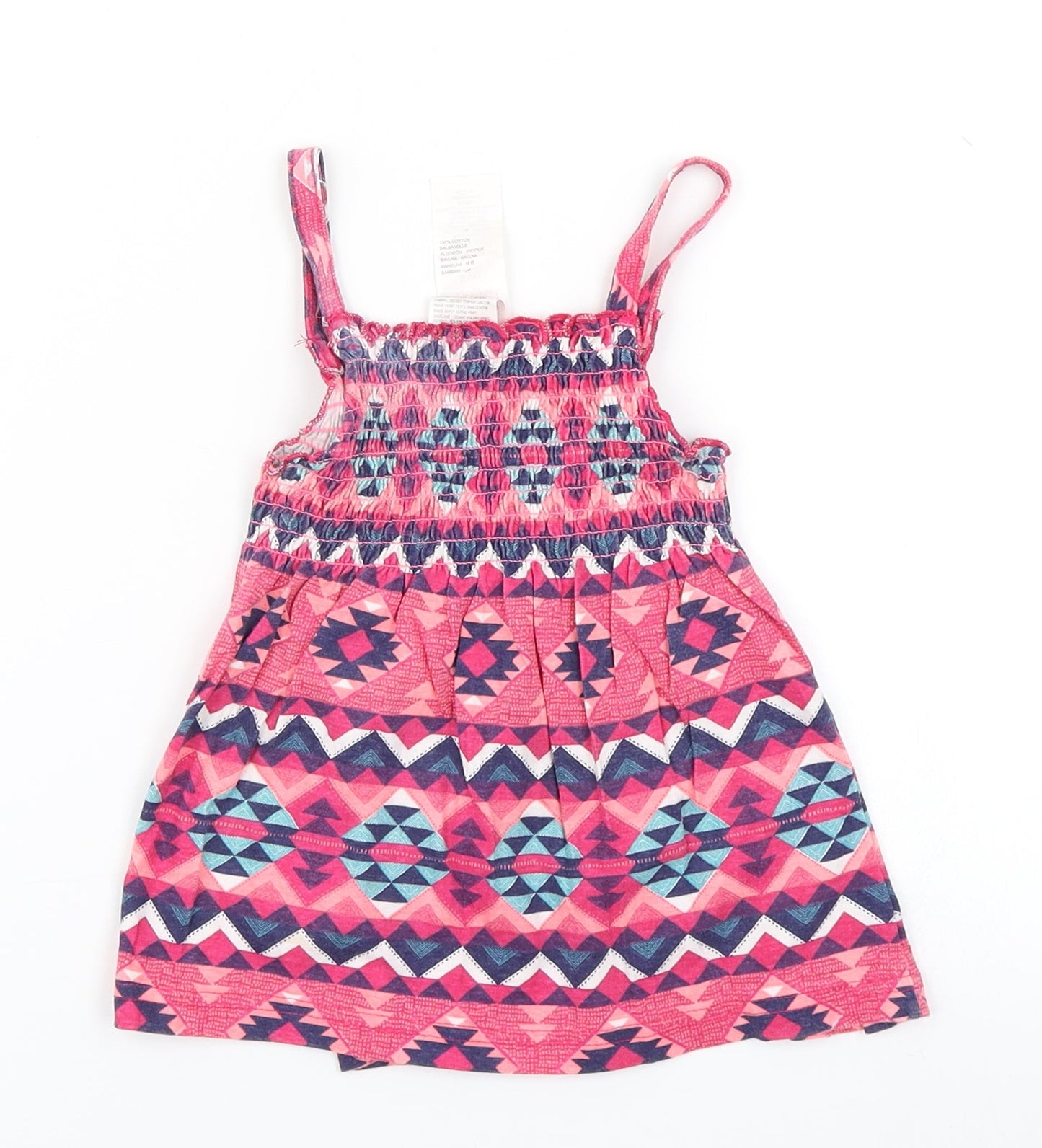 E-vie Angel Girls Pink Argyle/Diamond  Basic Tank Size 5 Years