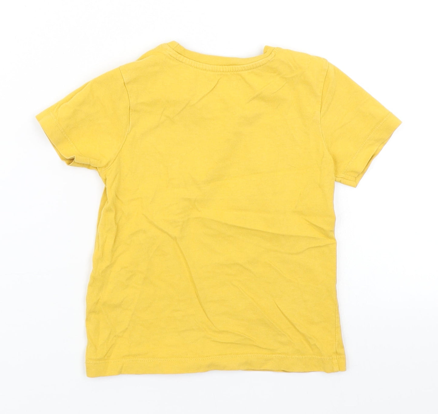 Nutmeg Boys Yellow   Basic T-Shirt Size 2-3 Years