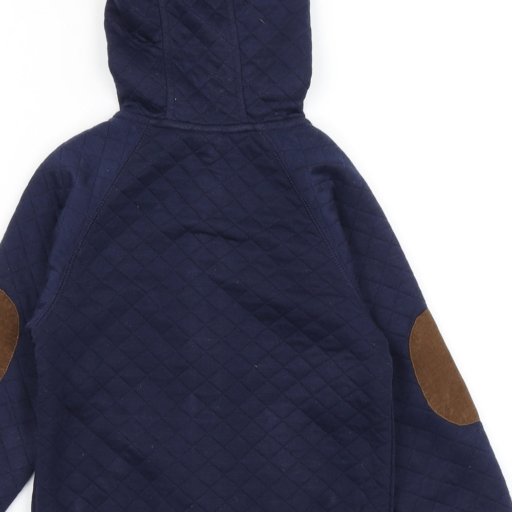 Mini Club Boys Blue Argyle/Diamond  Jacket  Size 5-6 Years