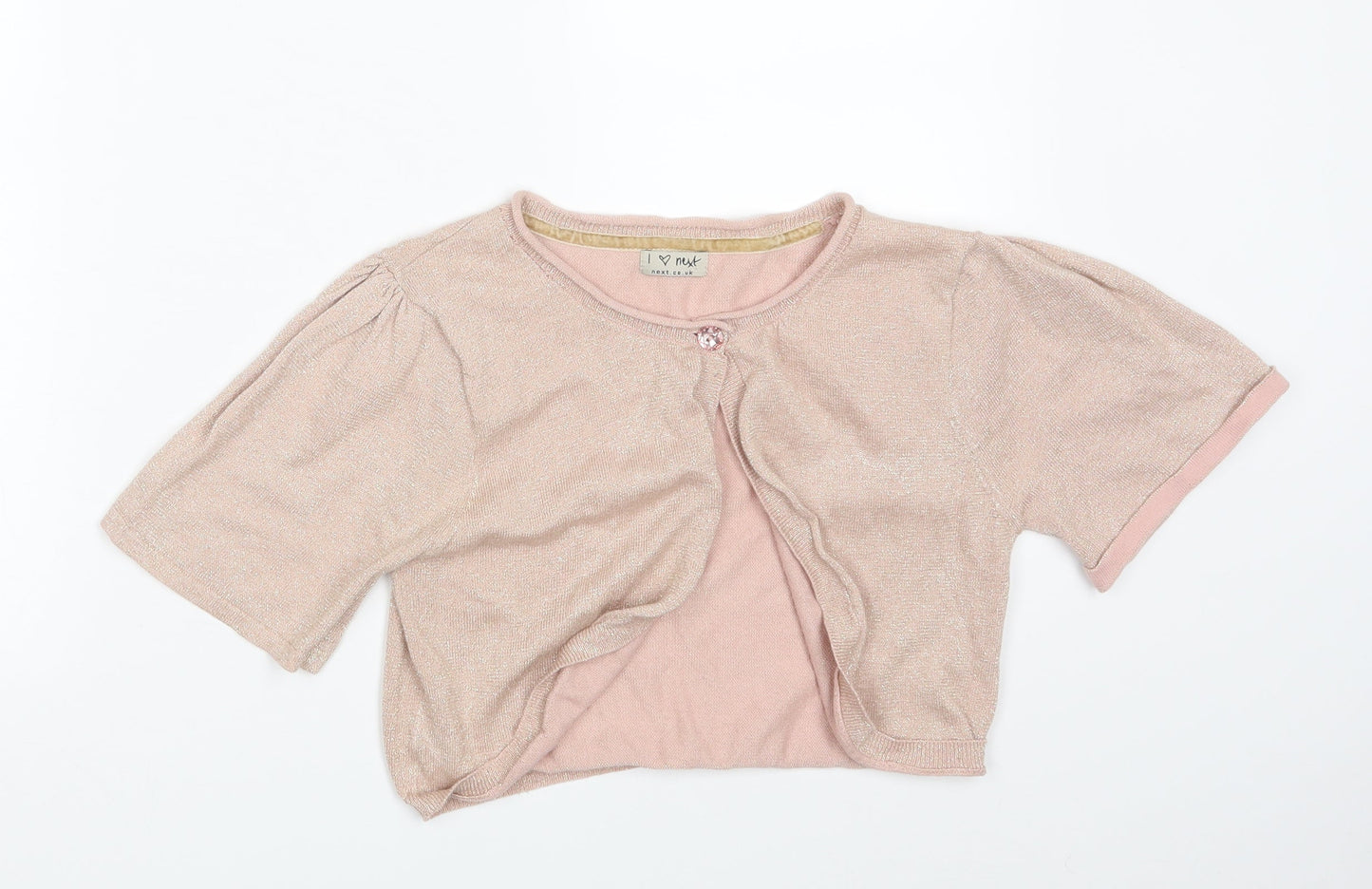 NEXT Girls Pink   Shrug Jumper Size 14 Years