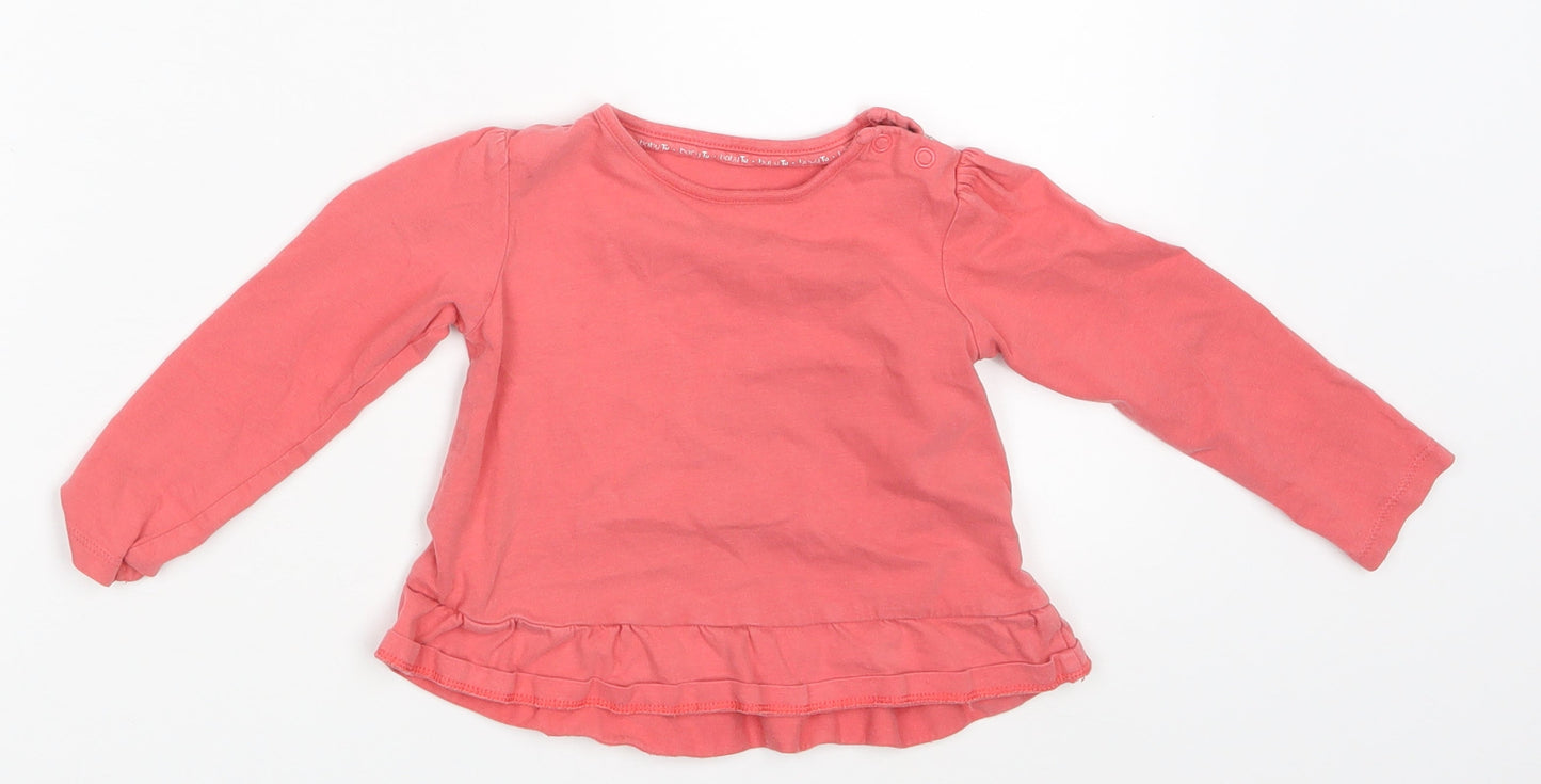 TU Girls Pink   Basic T-Shirt Size 12-18 Months