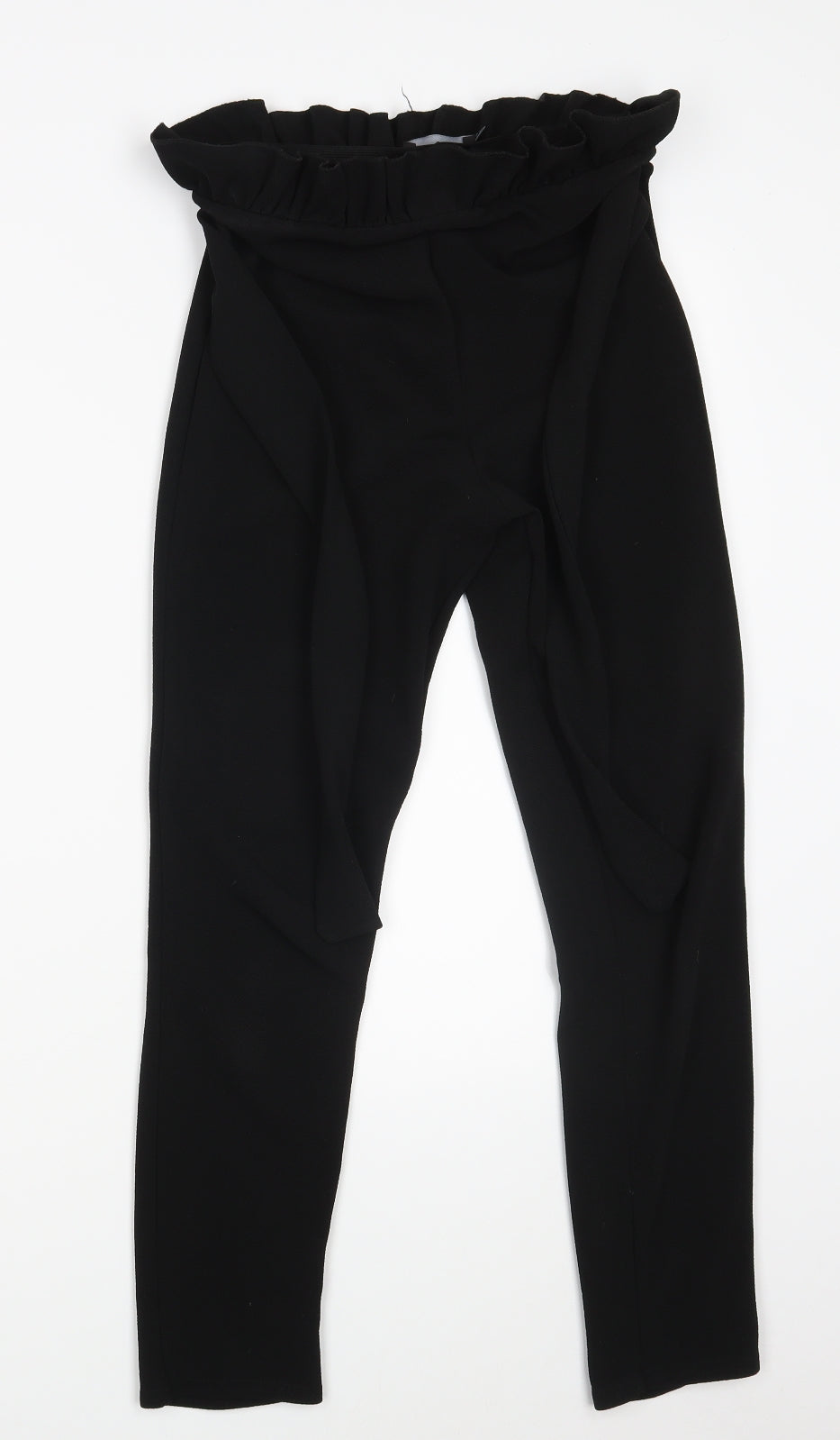 PRETTYLITTLETHING Womens Black   Trousers  Size 8 L27 in