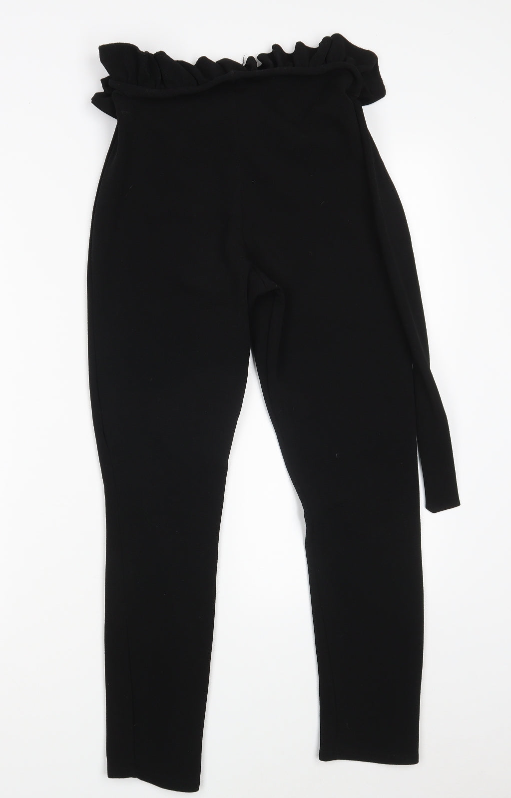 PRETTYLITTLETHING Womens Black   Trousers  Size 8 L27 in