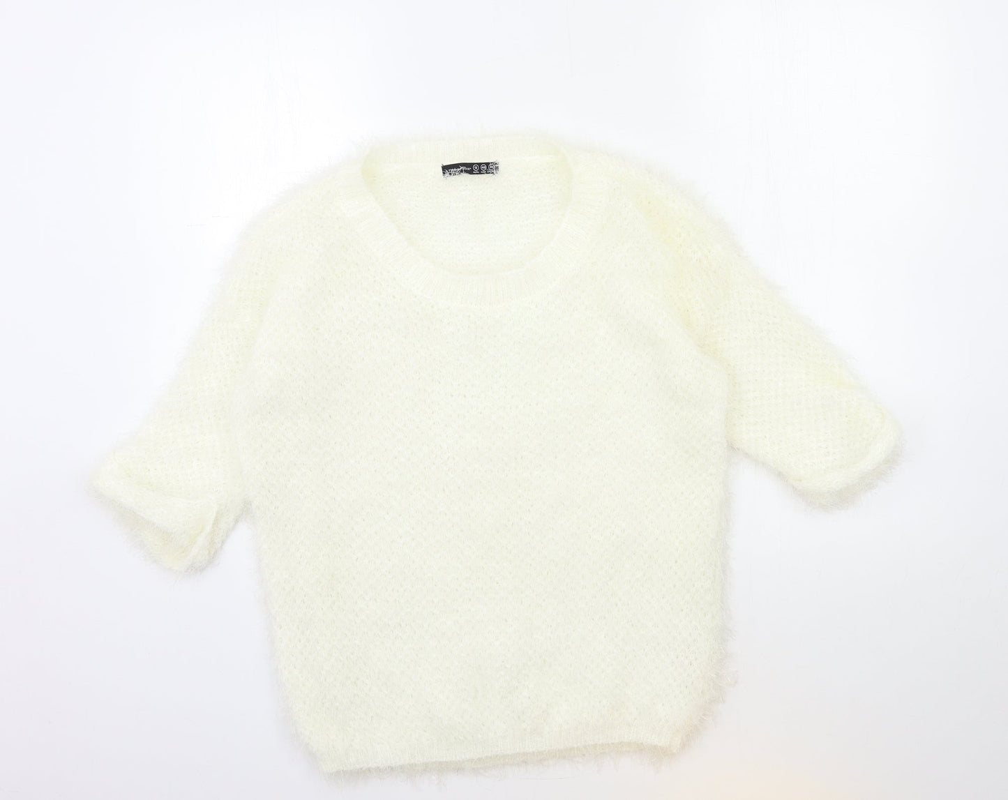 Atmosphere Womens White  Knit Pullover Jumper Size 12
