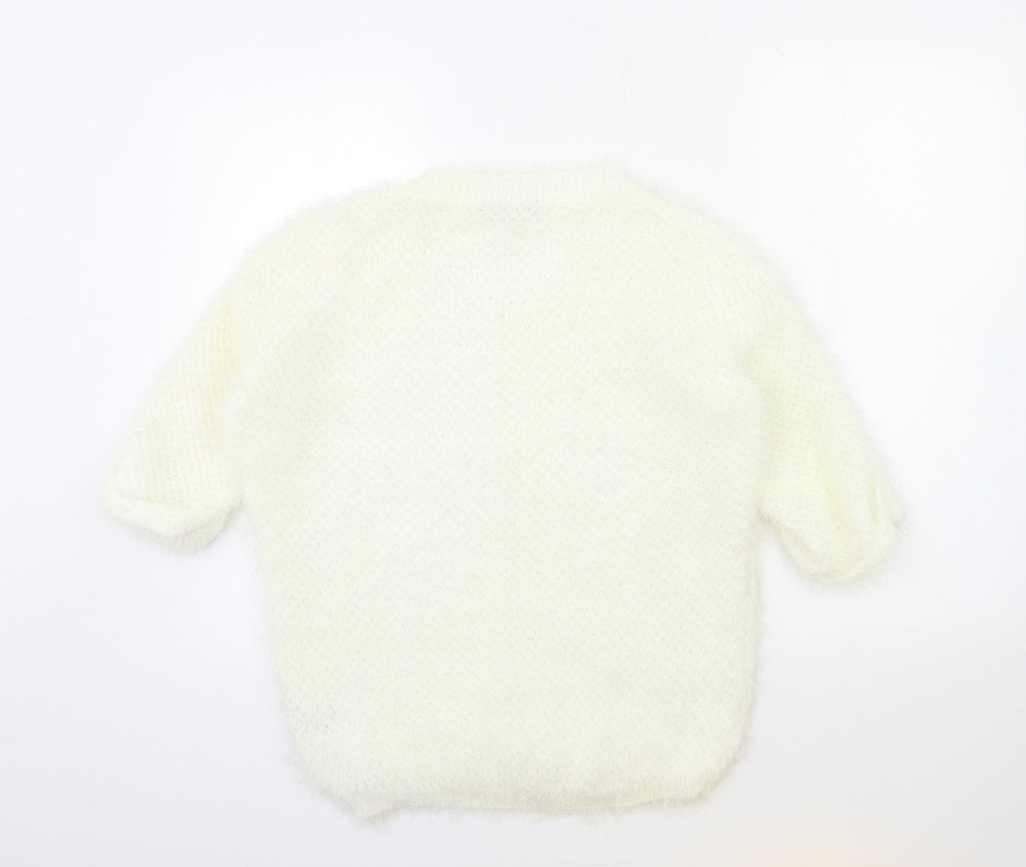 Atmosphere Womens White  Knit Pullover Jumper Size 12