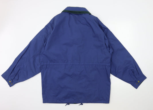 pure style Mens Blue   Overcoat Coat Size M