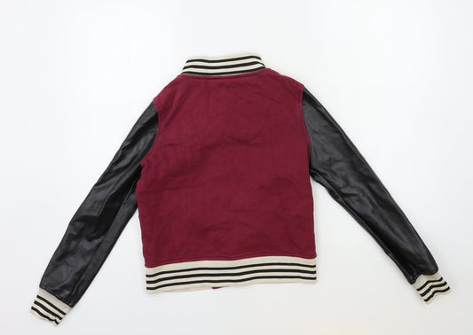 River Island Womens Red   Bomber Jacket Jacket Size 6