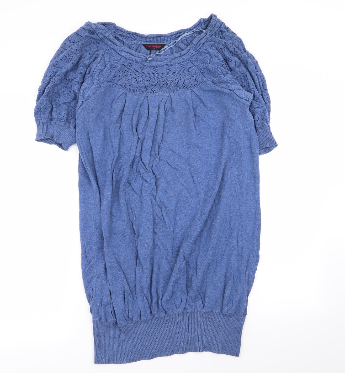 Miss Selfridge Womens Blue   Pullover Jumper Size 18