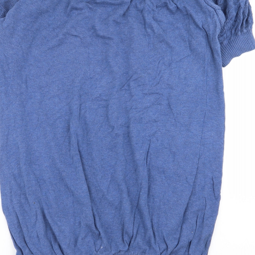 Miss Selfridge Womens Blue   Pullover Jumper Size 18