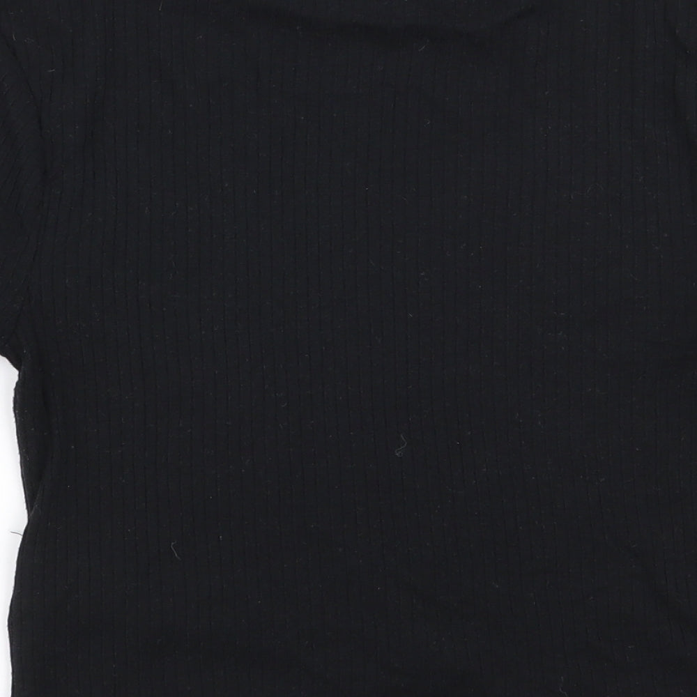 New Look Womens Black   Basic T-Shirt Size 10