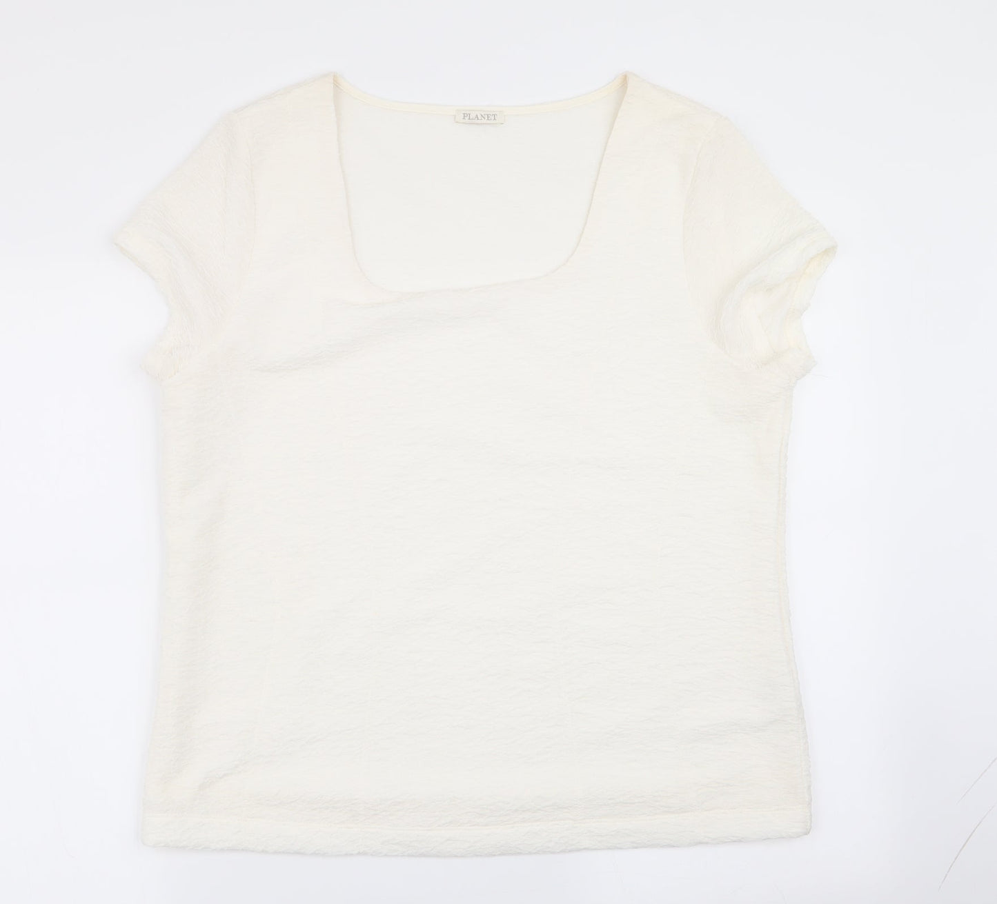 planet Womens White   Basic Blouse Size XL