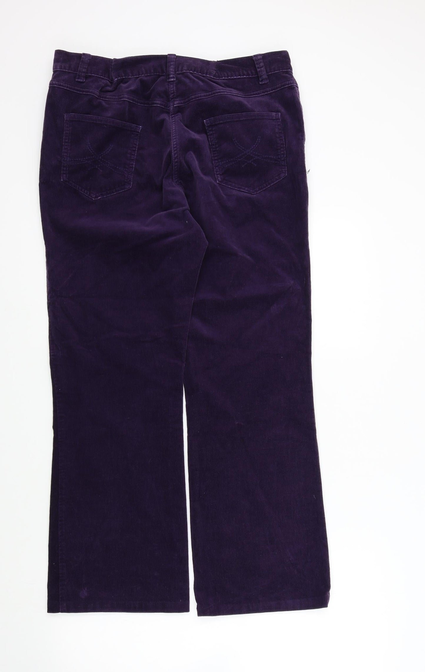 M&S Womens Pink   Trousers  Size 14 L28 in