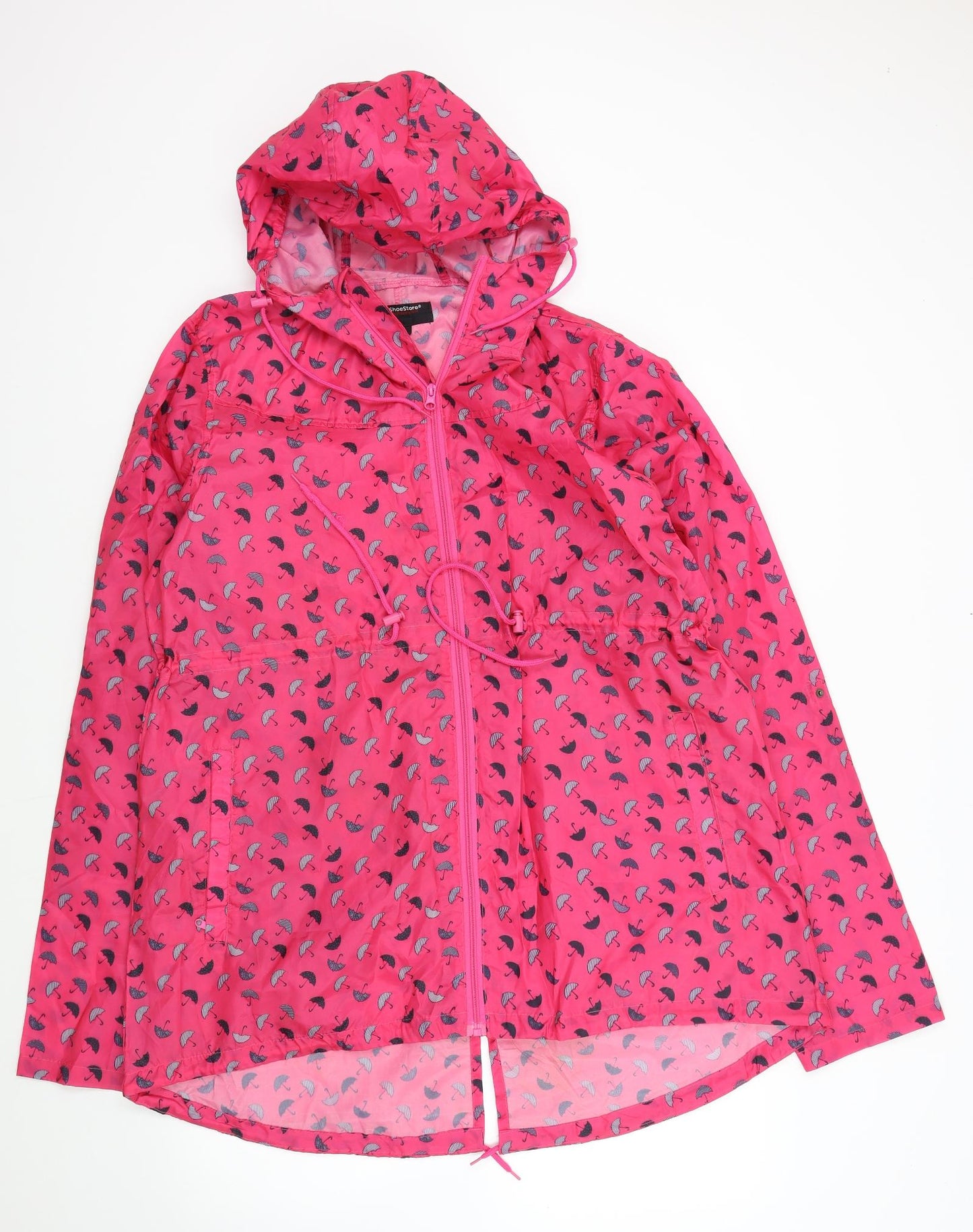 MyShoeStore Womens Pink Geometric  Jacket  Size L