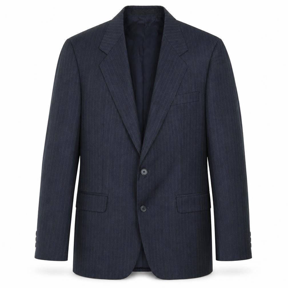M&S Mens Blue Striped  Jacket Blazer Size 42