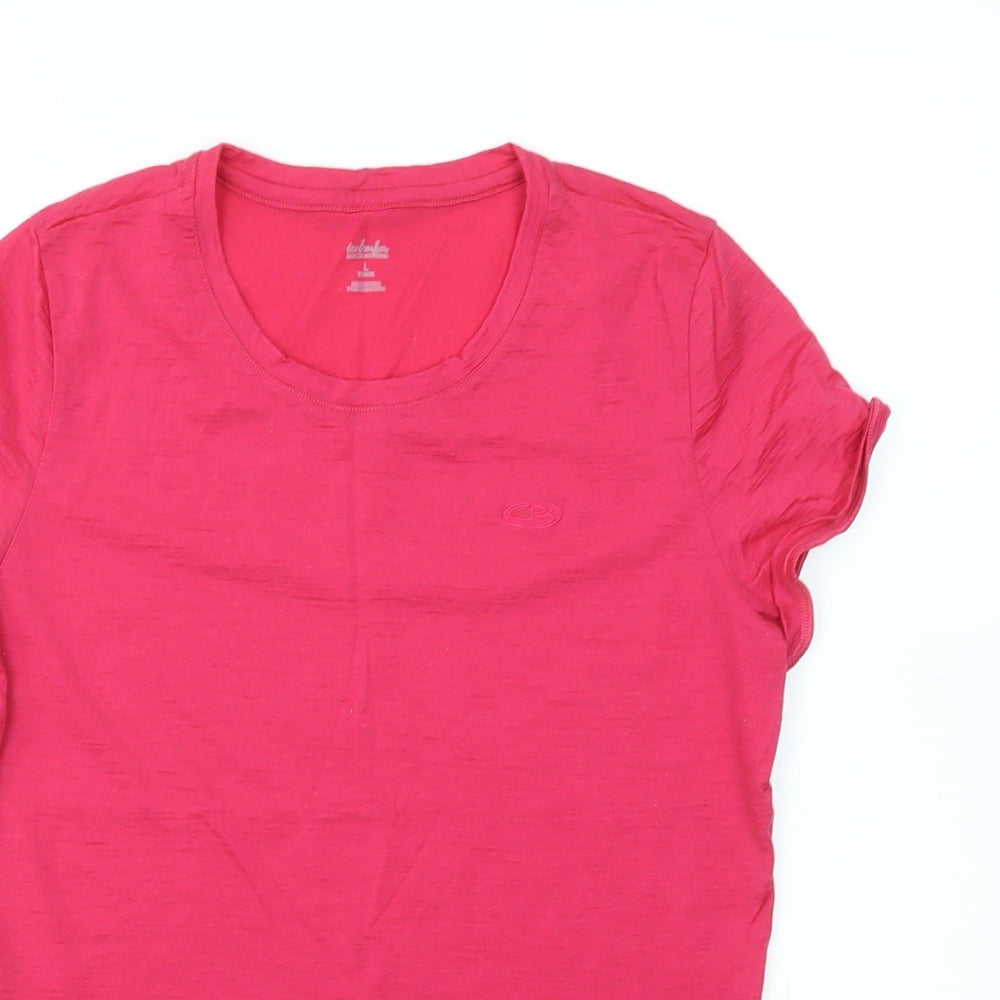 Preworn Womens Pink   Basic T-Shirt Size L