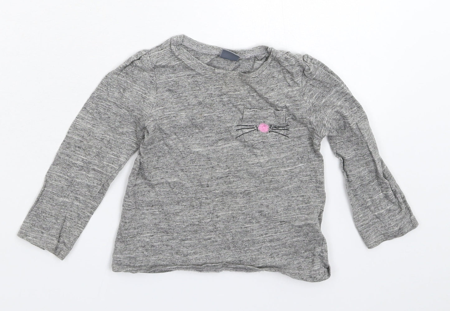 NEXT Baby Grey   Basic T-Shirt Size 12-18 Months