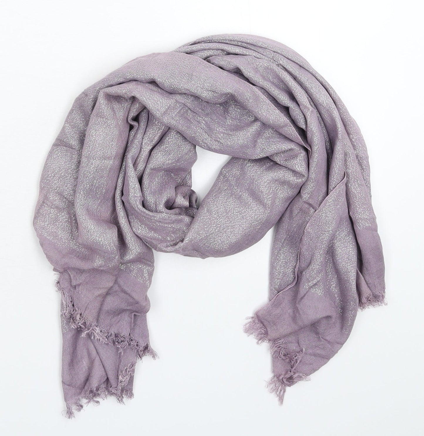 George Womens Purple  Knit  Scarf