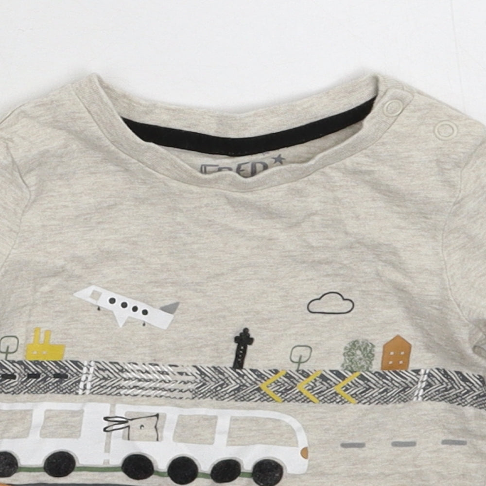 F&F Baby Grey   Basic T-Shirt Size 9-12 Months