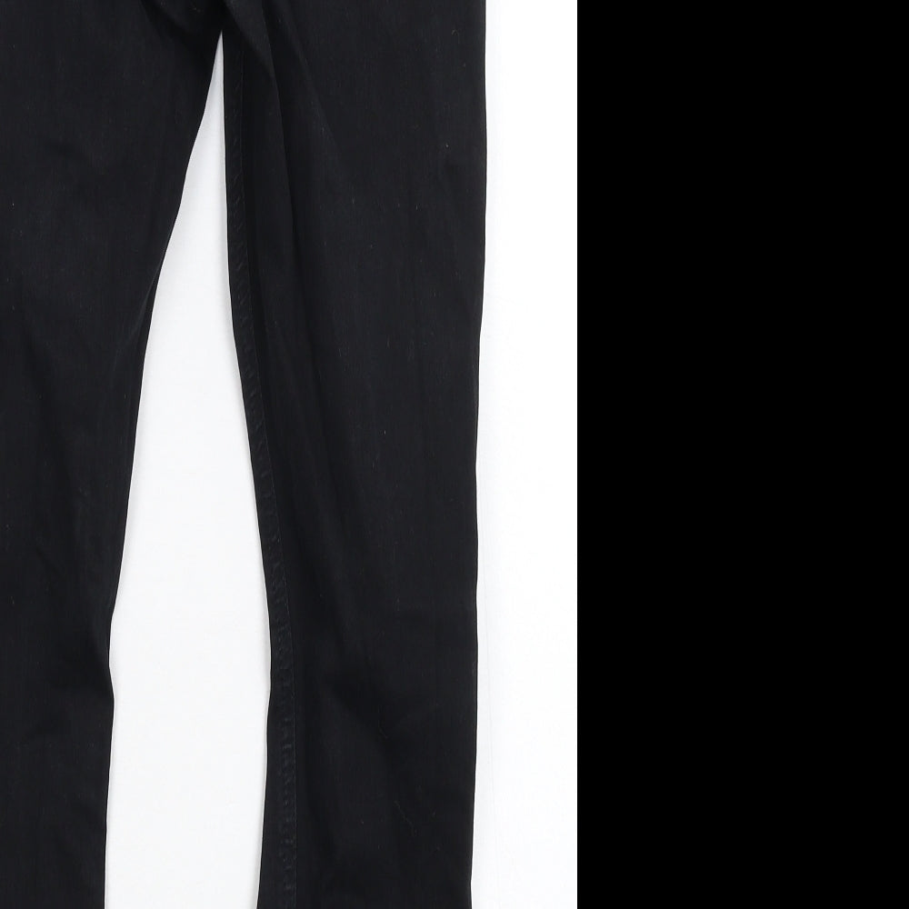 Topshop Womens Black  Denim Skinny Jeans Size 28 in L26 in