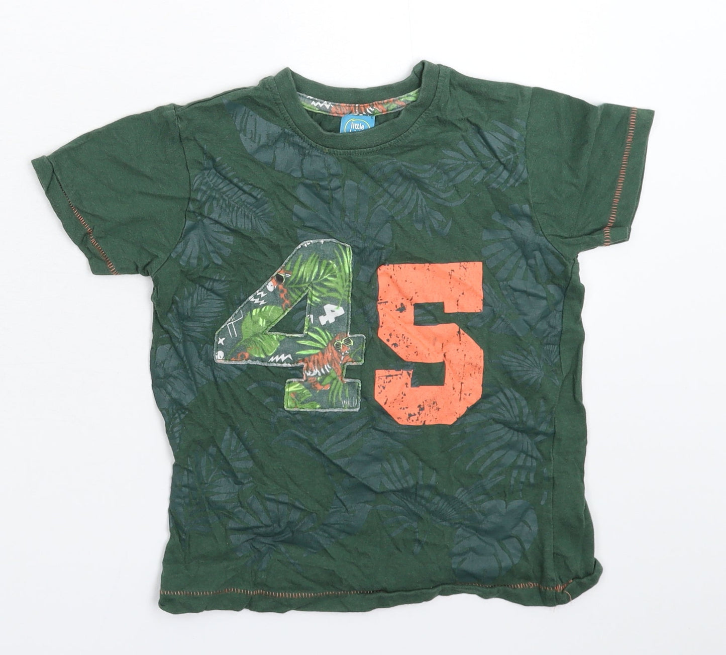 NEXT Boys Green   Basic T-Shirt Size 5-6 Years