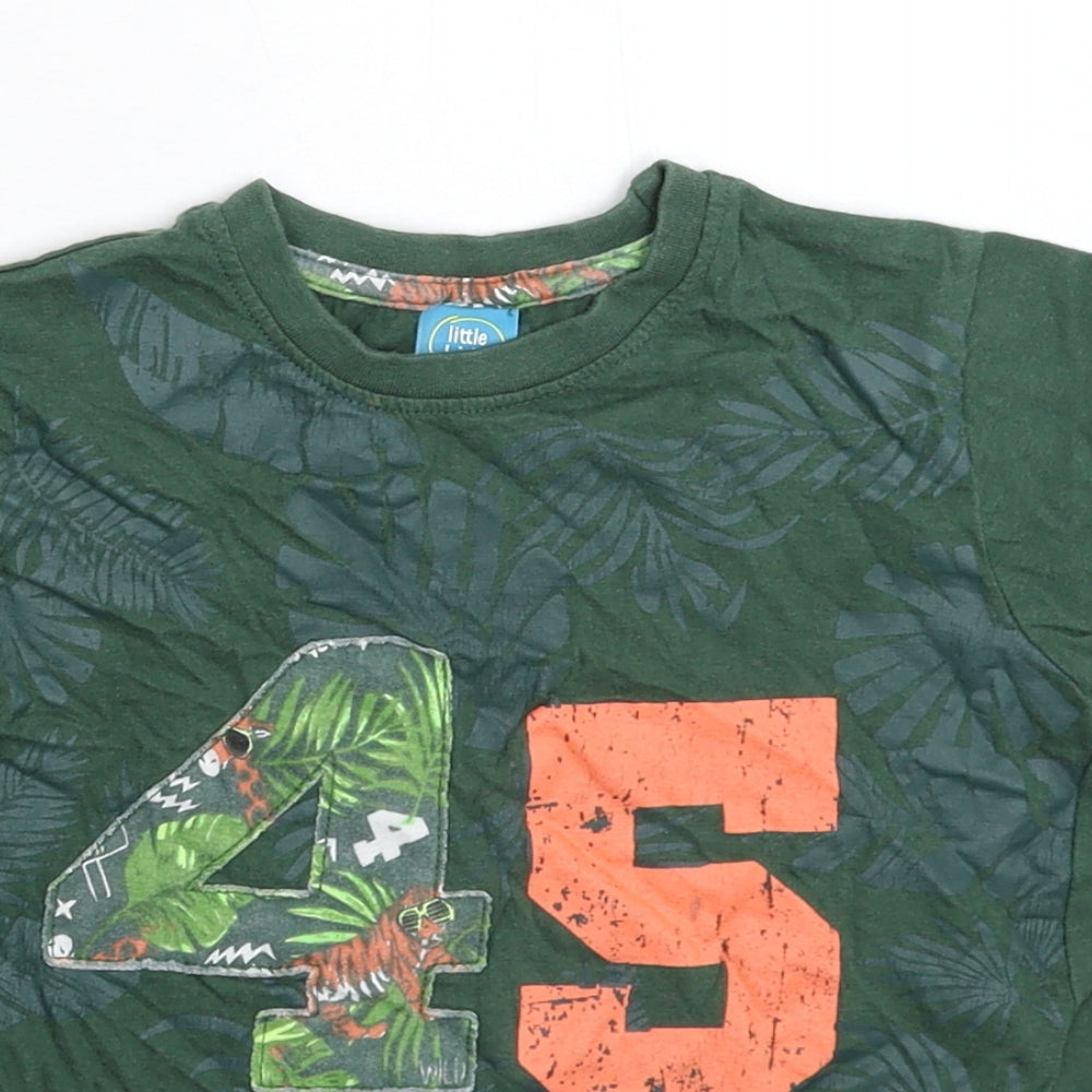 NEXT Boys Green   Basic T-Shirt Size 5-6 Years