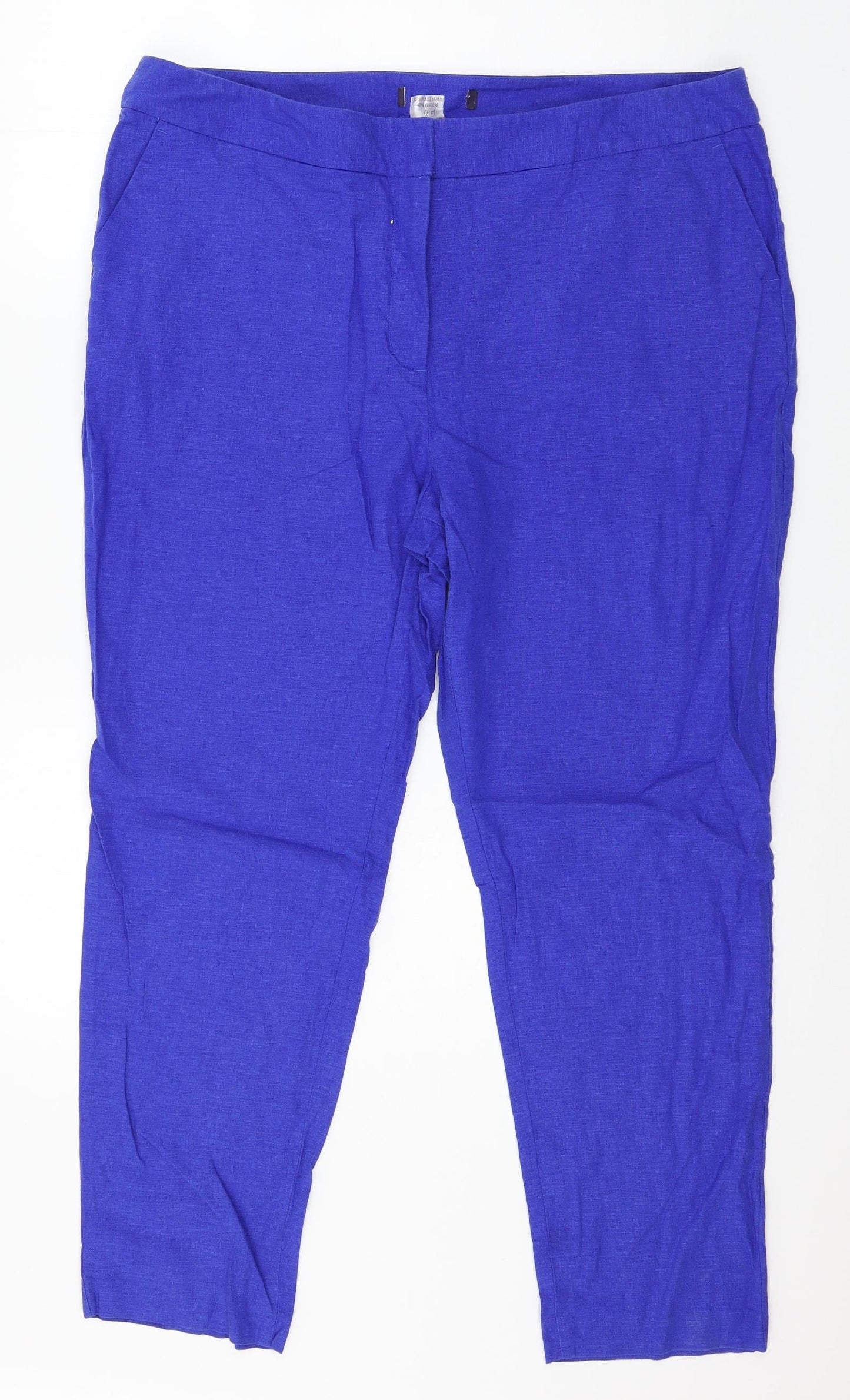 Preworn Womens Blue   Trousers  Size 38 in L26 in