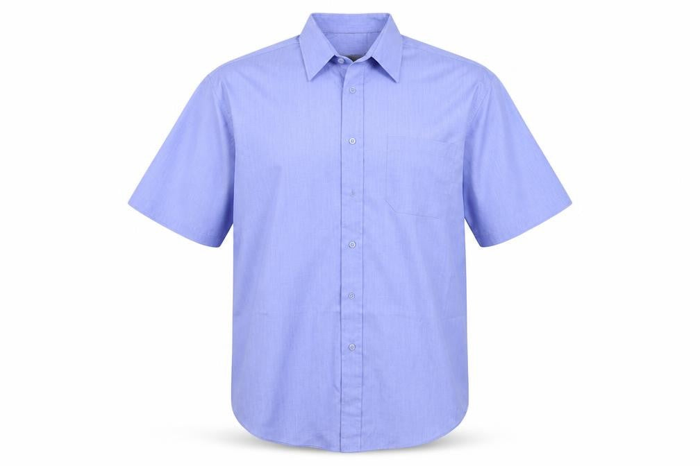 ARMANDO Mens Blue    Button-Up Size 17.5