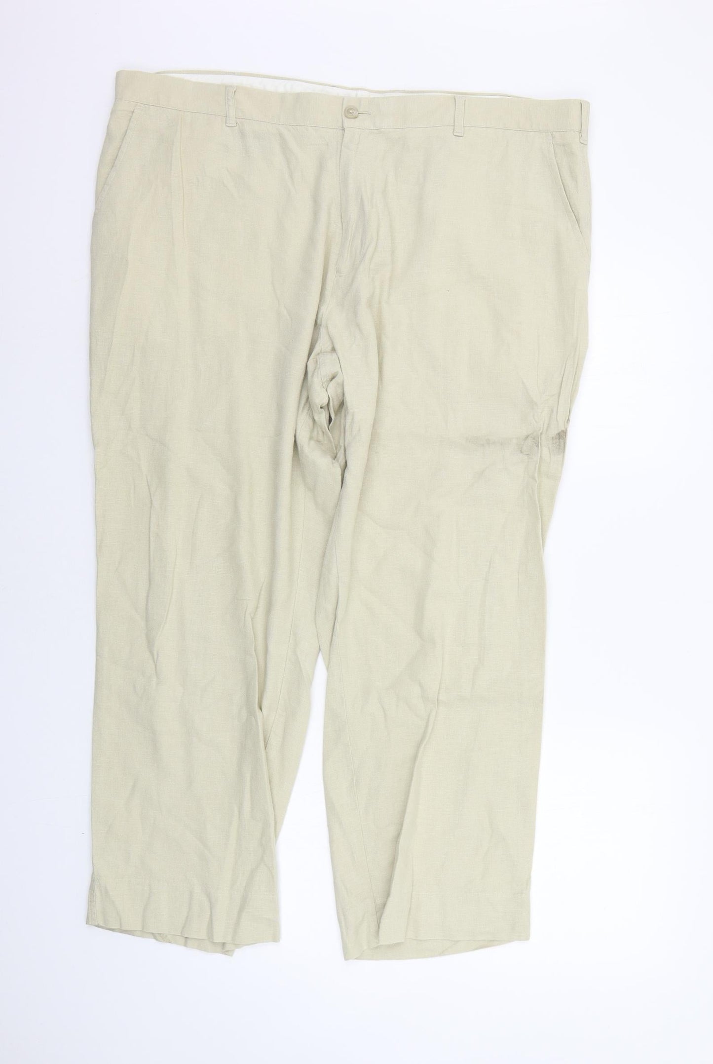 Marks and Spencer Womens Beige   Trousers  Size 42 in L29 in