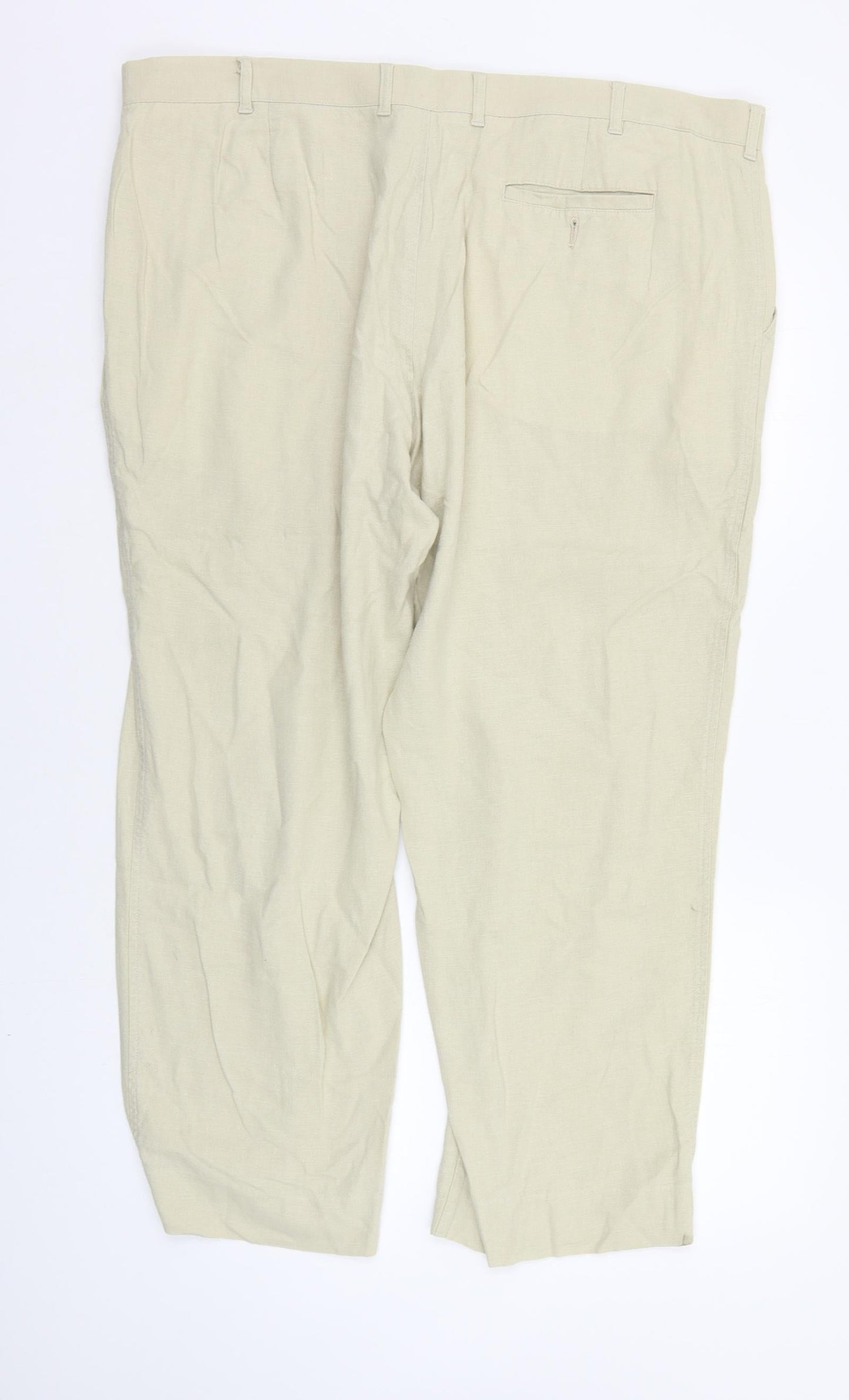 Marks and Spencer Womens Beige   Trousers  Size 42 in L29 in