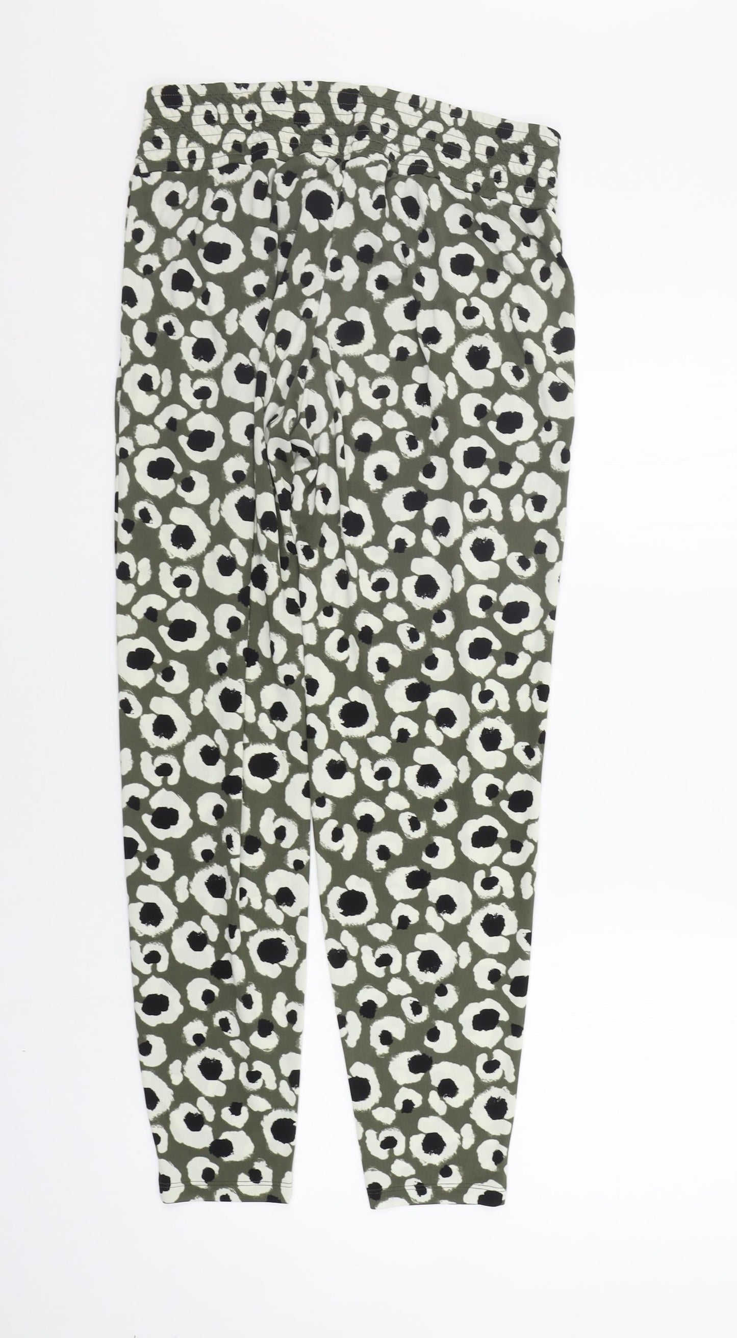 H&M Womens Grey Polka Dot  Jogger Trousers Size S L27 in