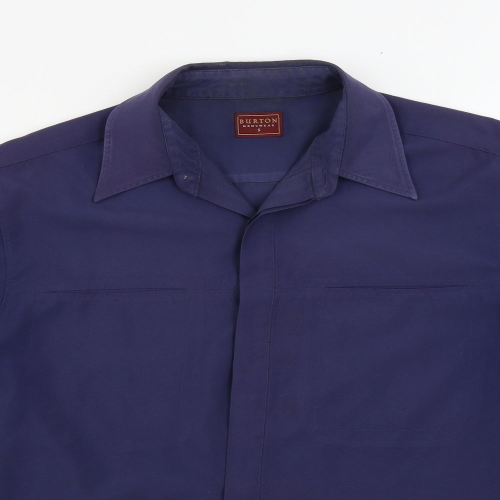 Burton  Mens Blue    Button-Up Size S