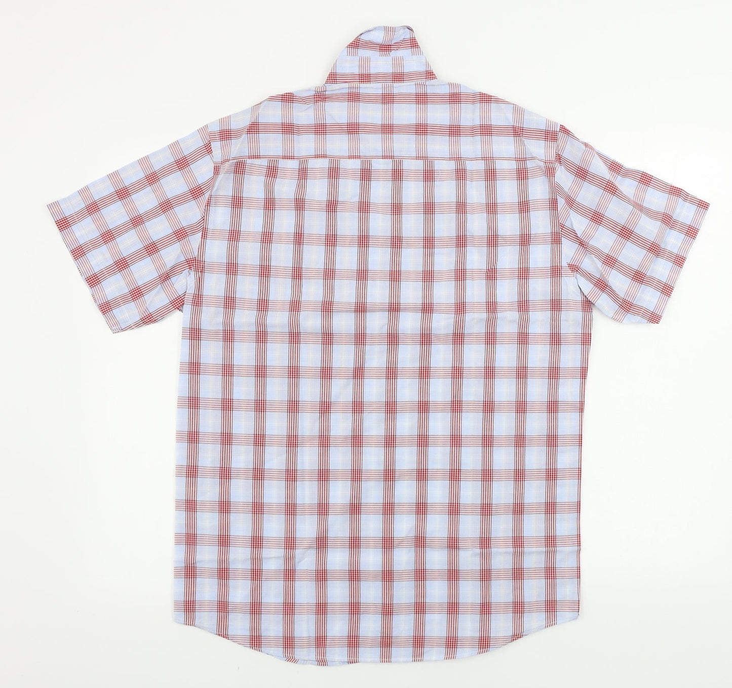 MCNEAL  Mens Blue Check   Button-Up Size S
