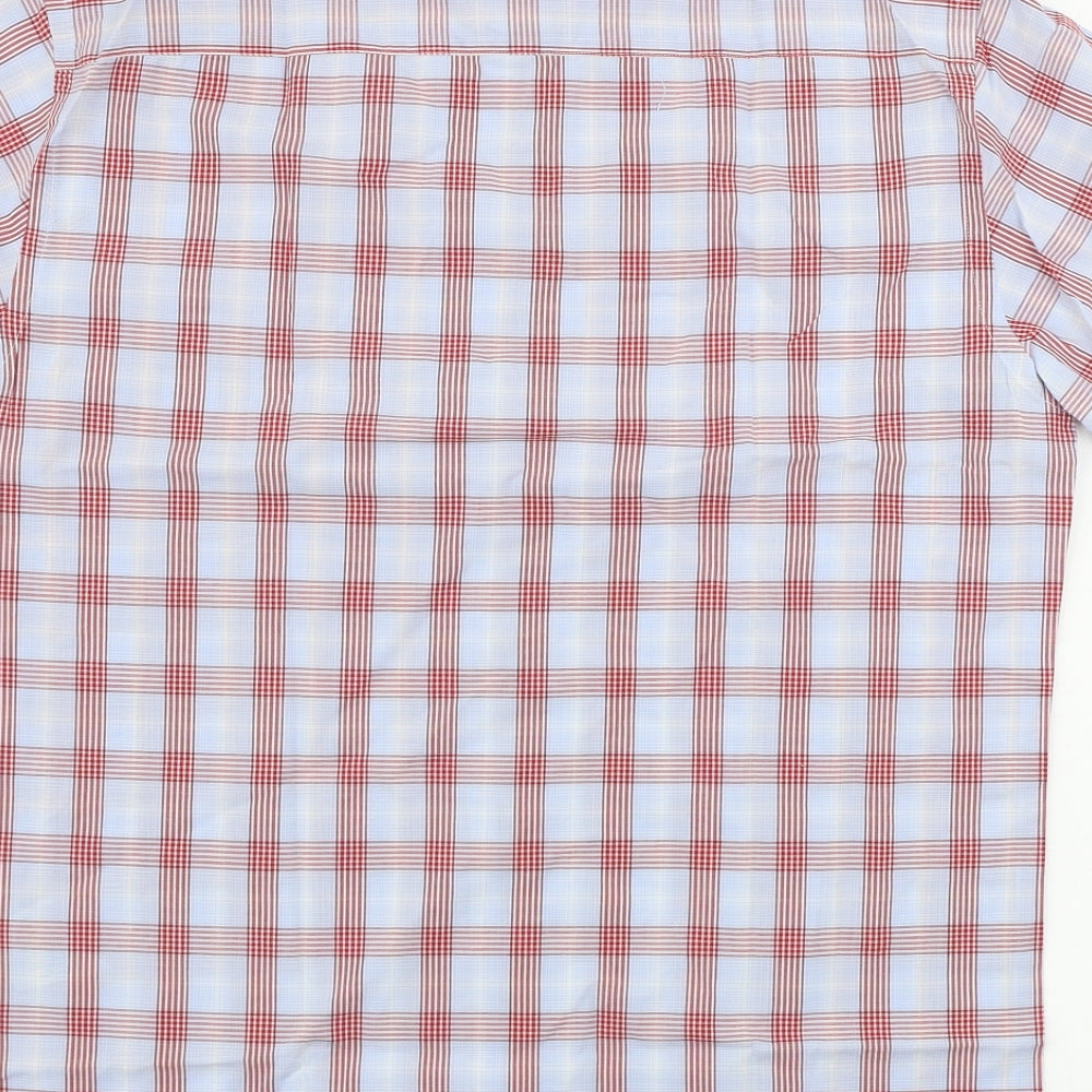 MCNEAL  Mens Blue Check   Button-Up Size S