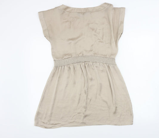Dorothy Perkins  Womens Beige   Basic Blouse Size 10