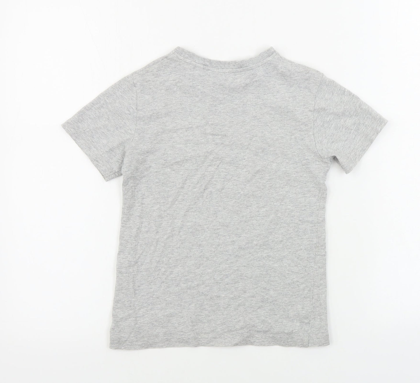 NEXT Boys Grey   Basic T-Shirt Size 6 Years  - sequin detail