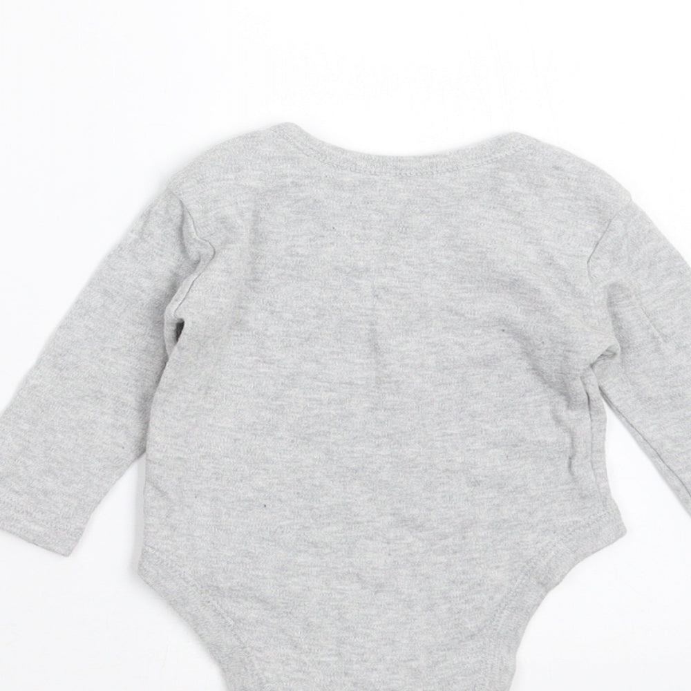 Matalan Baby Grey   Babygrow One-Piece Size 0-3 Months  - stay little