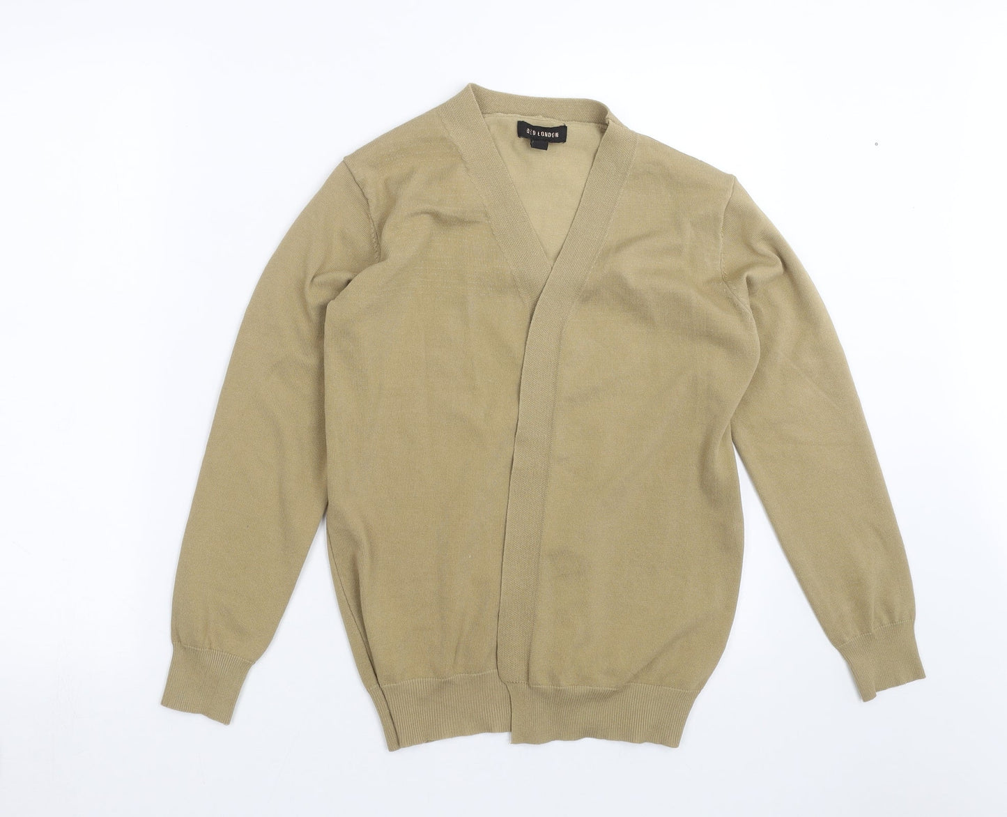 QED London Womens Beige  Knit Cardigan Jumper Size S