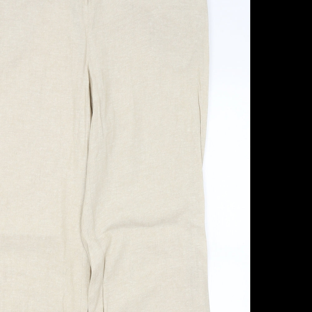 Preworn Womens Beige   Trousers  Size 16 L29 in