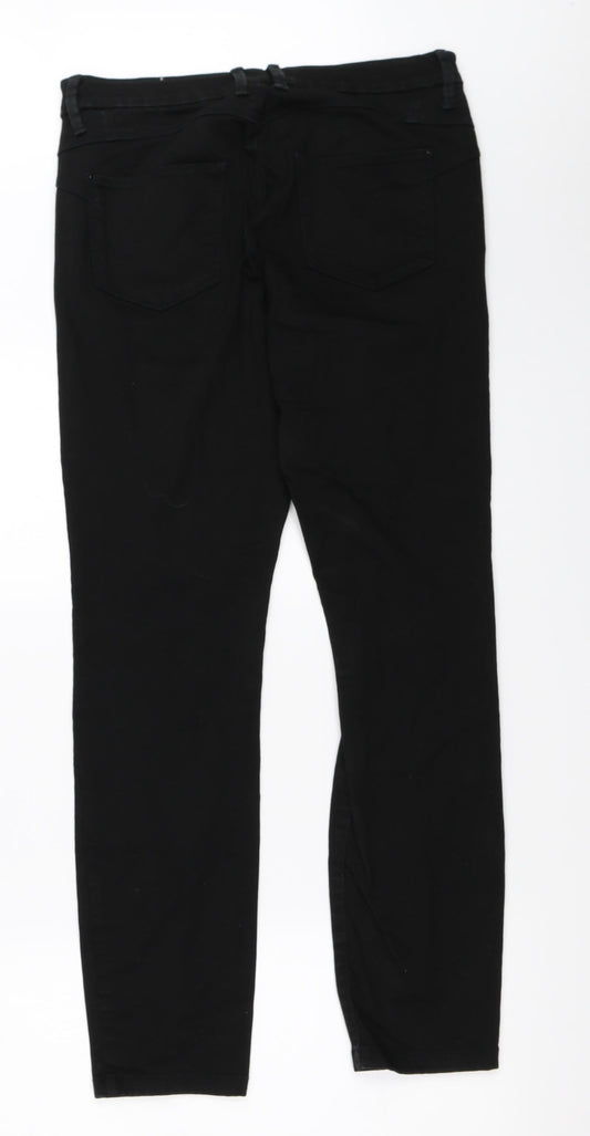 Marks and Spencer Womens Black   Skinny Jeans Size 12 L28.5 in