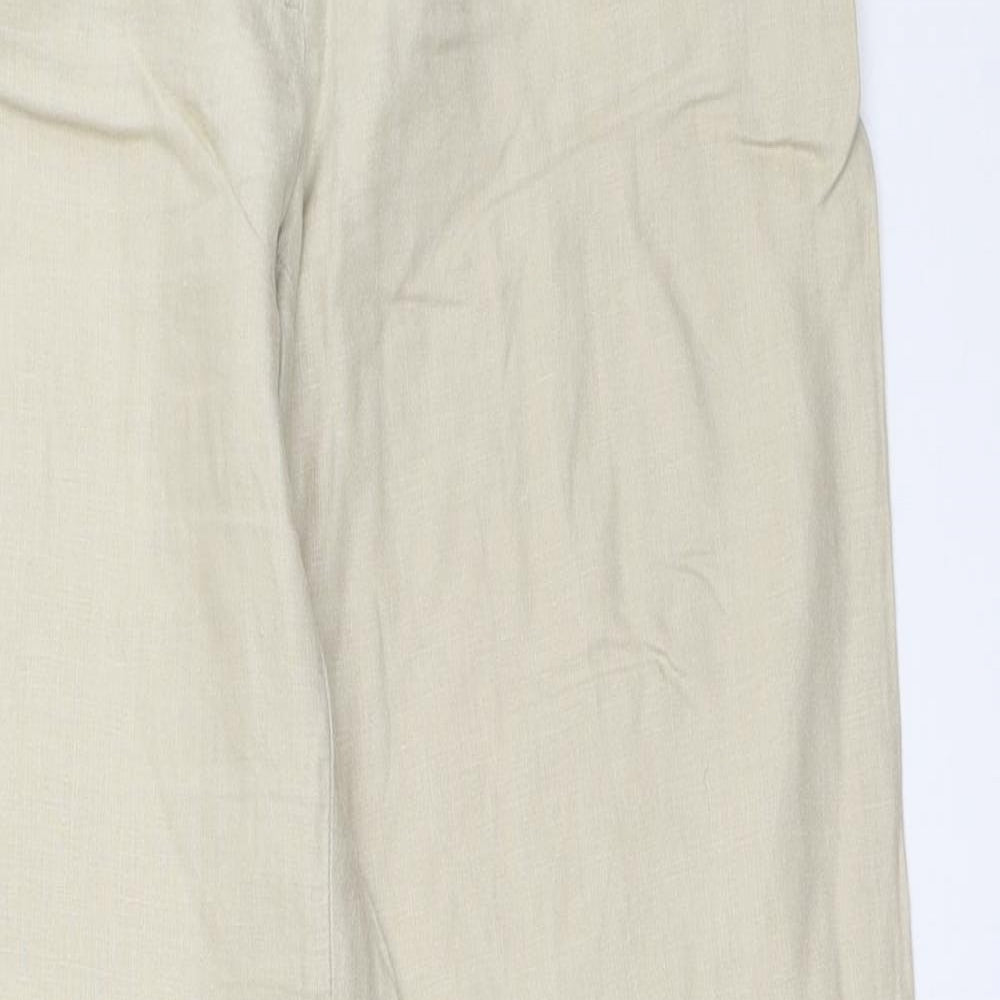 H&M Womens Beige   Trousers  Size 36 L31 in