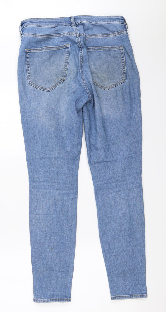 H&M Womens Blue   Skinny Jeans Size 38 L28 in
