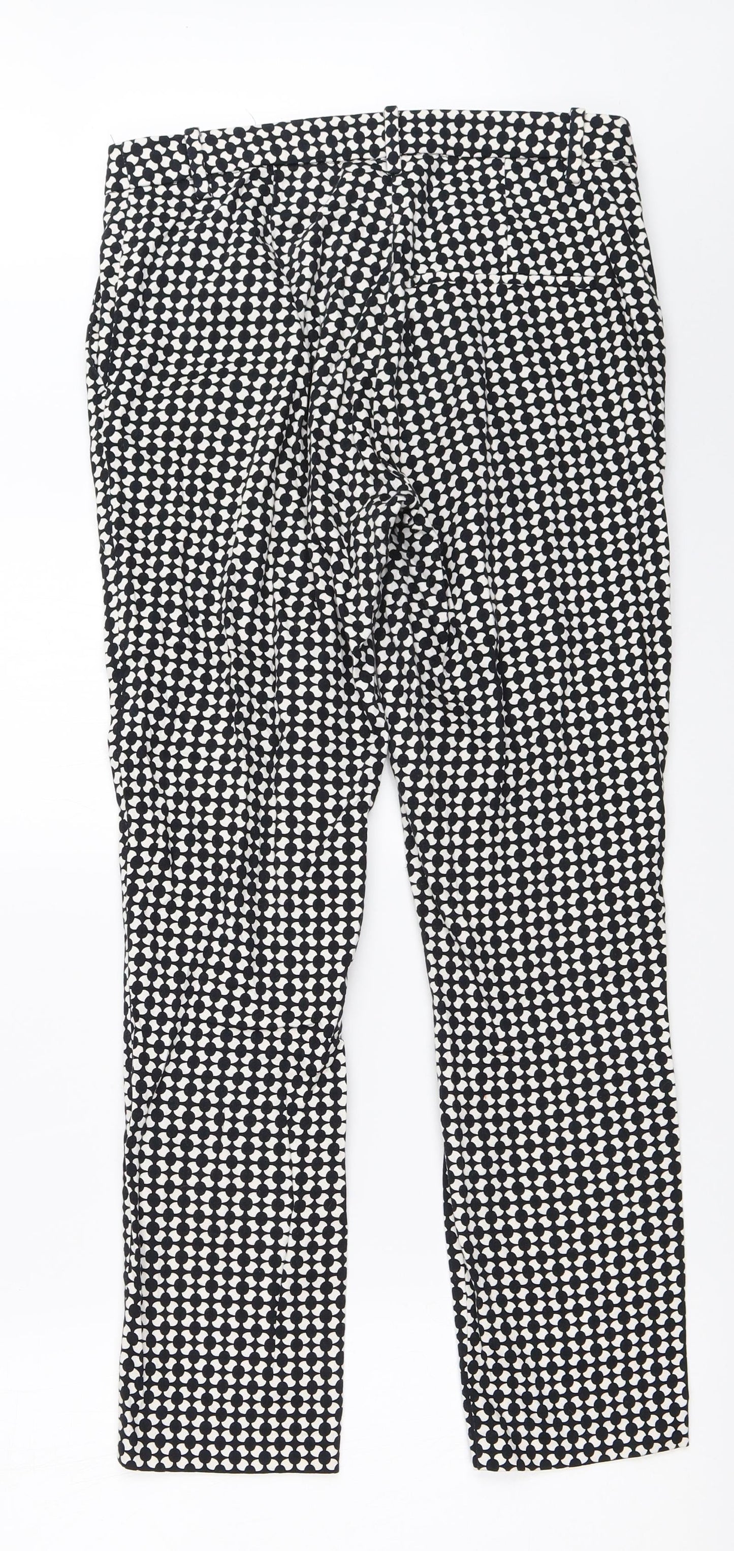 H&M Womens Black   Capri Trousers Size 36 L27 in