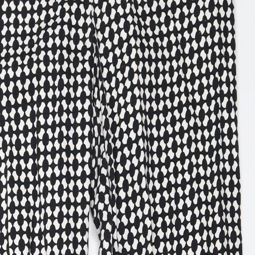 H&M Womens Black   Capri Trousers Size 36 L27 in