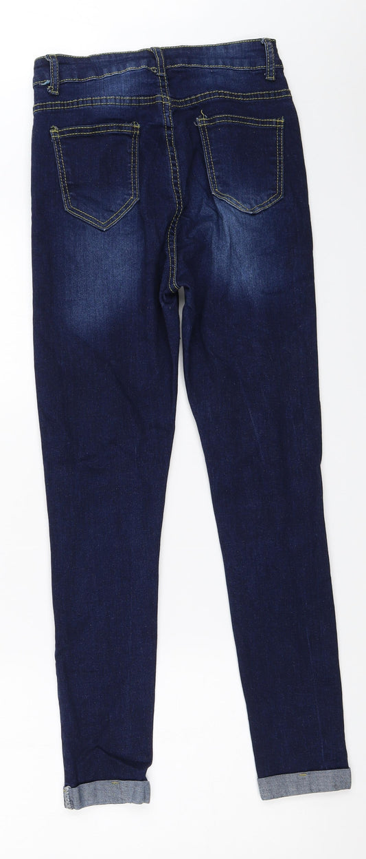 Denim Wise Womens Blue   Skinny Jeans Size 8 L25.5 in
