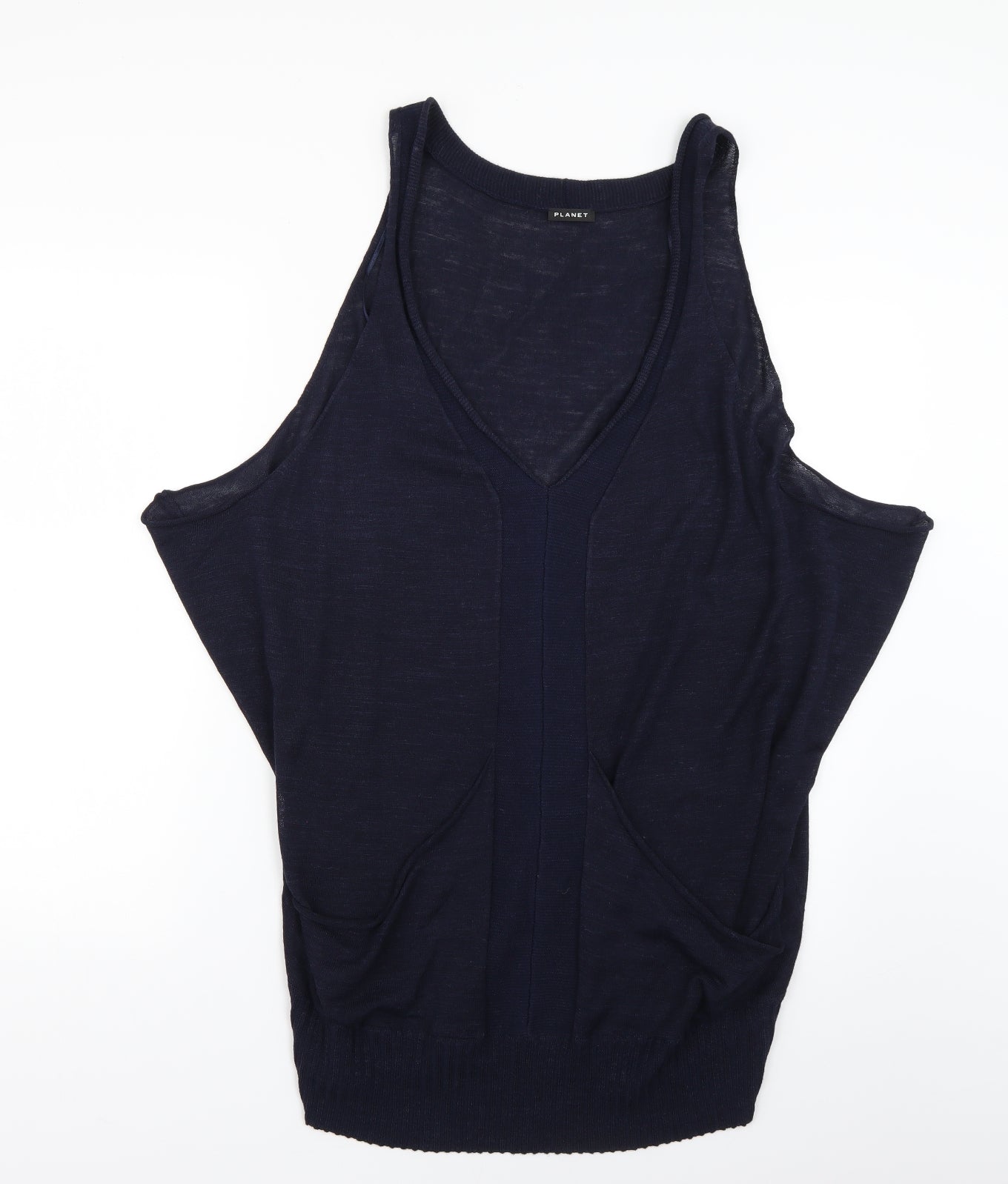 planet Womens Blue   Pullover Jumper Size L
